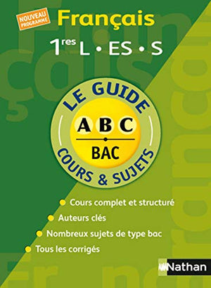 français 1e L, ES, S: cours et sujets