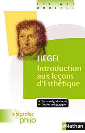 Hegel, Introduction aux Leçons d'Esthétique