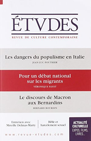 Etudes N° 4250, juin 2018