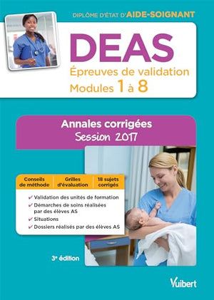 DEAS - Épreuves de validation - Modules 1 à 8 - Annales corrigées