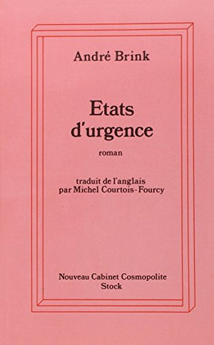 États d'urgence