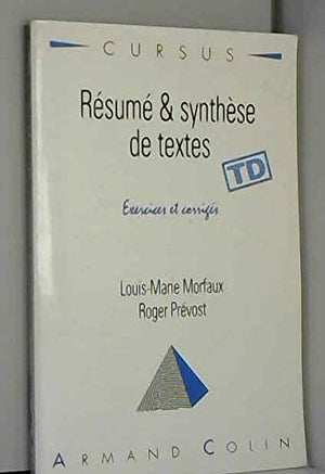 Résumé & synthèse de textes