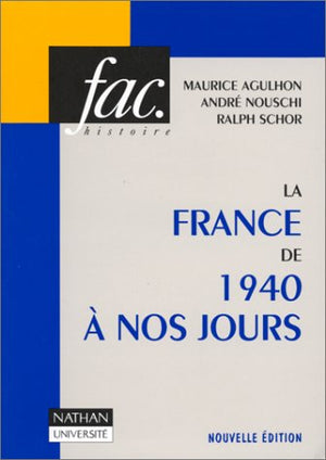 La France de 1940 à nos jours