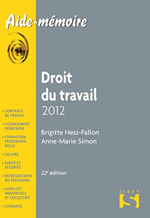 Droit du travail 2012