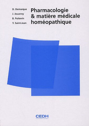 Pharmacologie et matière médicale homéopathique