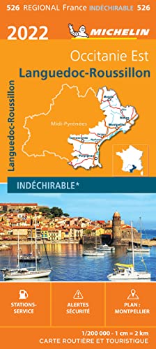 Carte Régionale Languedoc-Roussillon 2022