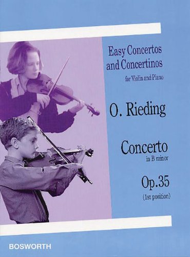Rieding : concerto op 35 - violon (édition Bosworth)