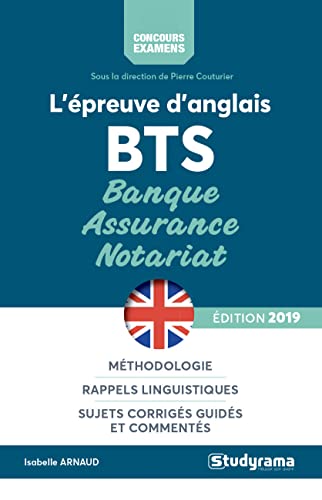 L'épreuve d'anglais BTS Banque, assurance, notariat: concours examens 2019