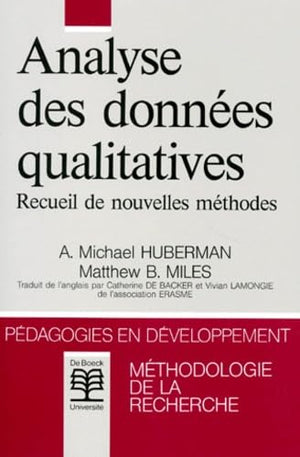 Analyse des donnees qualitatives. Recueil de nouvelles methodes