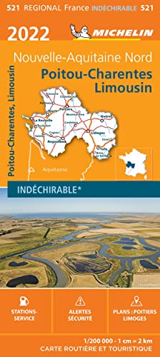 Carte Régionale Poitou-Charentes-Limousin 2022