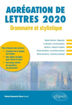 Grammaire et stylistique - Agrégation de lettres 2020