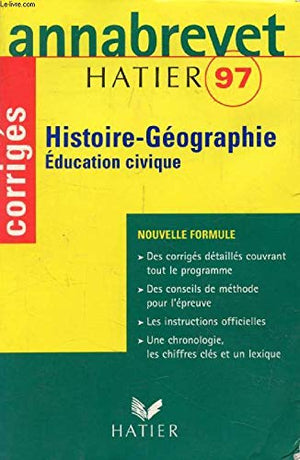 HISTOIRE GEOGRAPHIE EDUCATION CIVIQUE