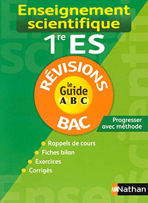 Guide ABC Enseignement scientifique 1re ES