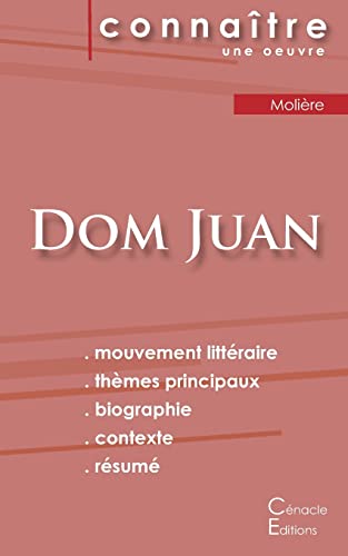 Fiche de lecture Dom Juan de Molière (analyse littéraire de référence et résumé complet)