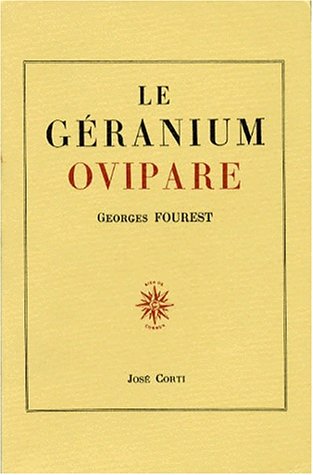 Le Geranium Ovipare. 9eme Edition