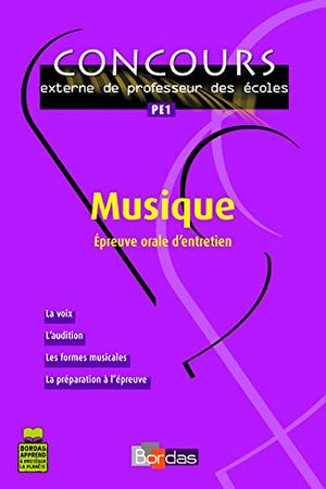 Musique: Epreuve orale d'entretien