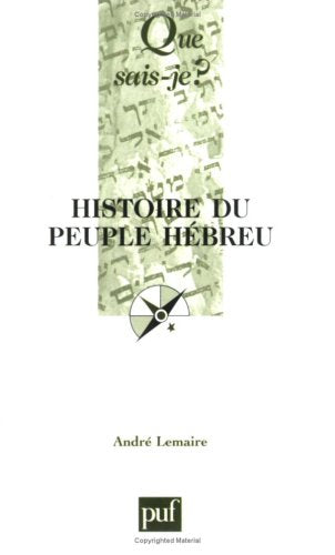 Histoire du peuple hebreu
