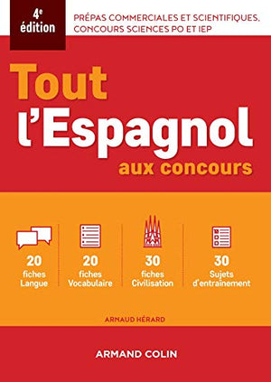 Tout l'espagnol aux concours - 4e ed.