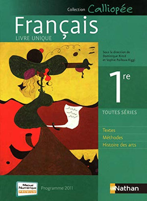 Francais 1e Toutes séries: Programme 2011