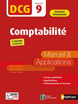 Comptabilité - DCG - Epreuve 9 - Manuel et applications - édition 2021-2022