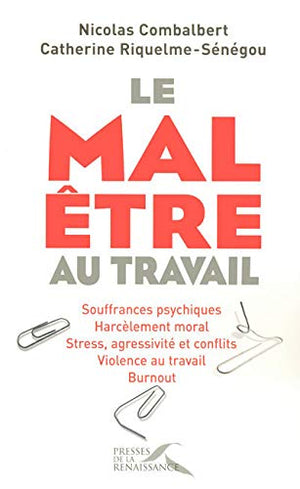 MAL ETRE AU TRAVAIL