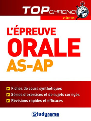 L'épreuve orale AS-AP