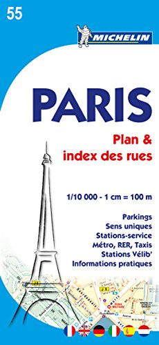 Plan de Paris avec index des rues