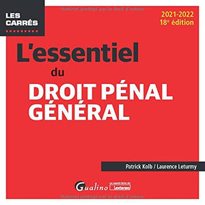 L'essentiel du droit pénal général