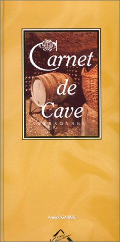 Carnet de cave personnel