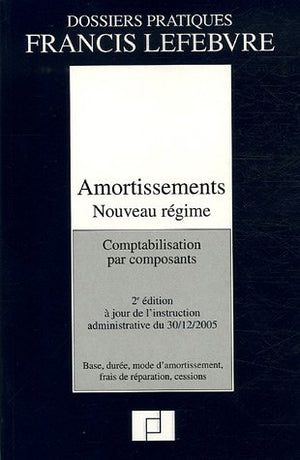 Amortissements: Nouveau régime Comptabilisation par composants