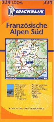 Carte routière : Alpes-de-Haute-Provence - Hautes-Alpes, N° 11334