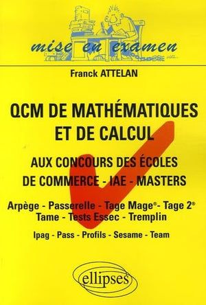 Les QCM de mathématiques et de calcul