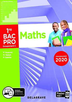 Mathématiques - Groupement C - 1re Bac Pro