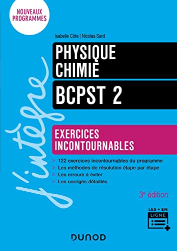 Physique-Chimie - Exercices incontournables BCPST 2 - 3e éd.
