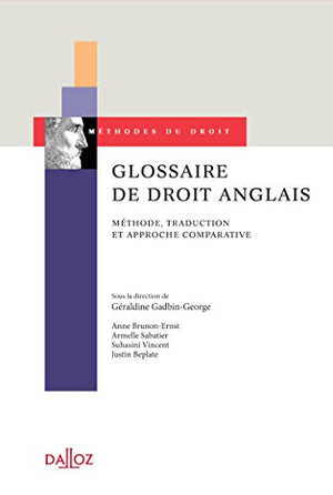 Glossaire de droit anglais