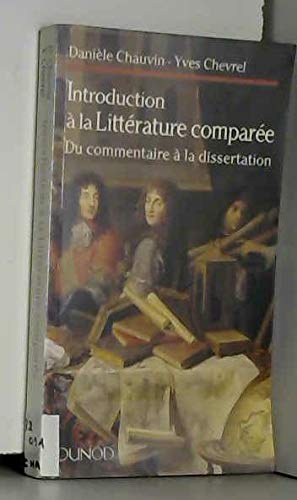 Introduction à la littérature comparée. Du commentaire à la dissertation