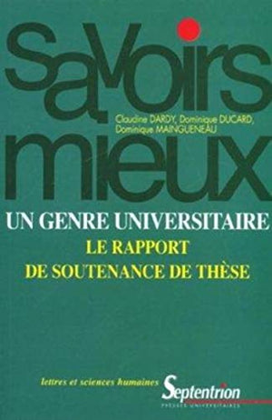 Un genre universitaire : le rapport de soutenance de thèse