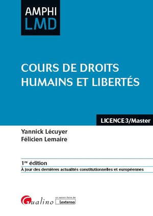 Cours de droits humains et libertés