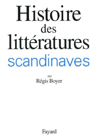 Histoire des littératures scandinaves