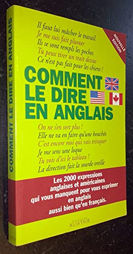 Comment le dire en anglais