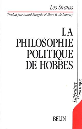 La philosophie politique de Hobbes