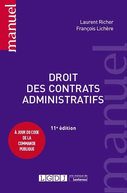 Droit des contrats administratifs (2019)