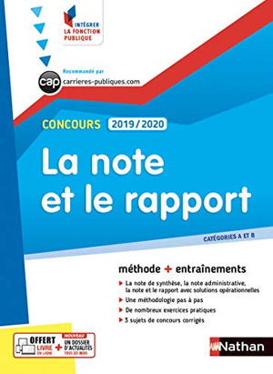 La note et le rapport