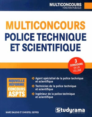 Multiconcours police technique et scientifique