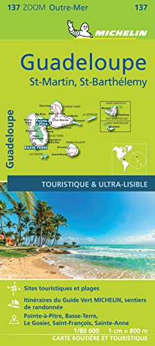 Carte Zoom Guadeloupe - St-Martin - St-Barthélemy