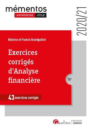 Exercices corrigés d'analyse financière