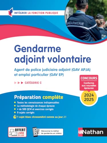 Gendarme adjoint volontaire 2024/2025