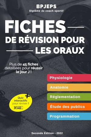 BPJEPS : 45 Fiches de révisions pour réussir le jour J !