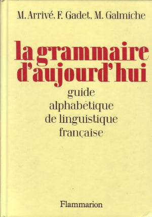 Grammaire d'aujourd'hui