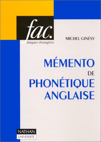 Mémento de phonétique anglaise